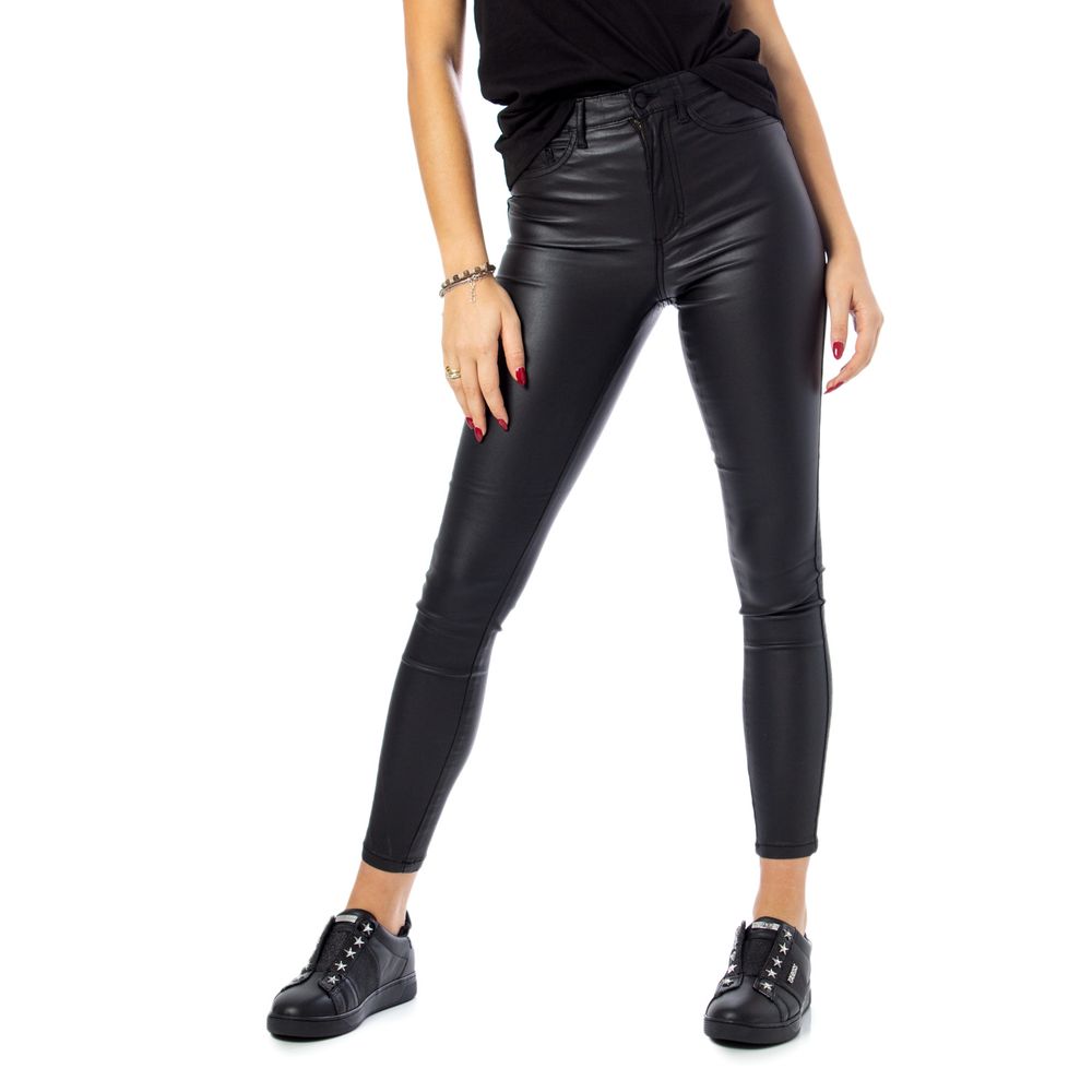 Only Schwarze Skinny Jeans aus Viskose