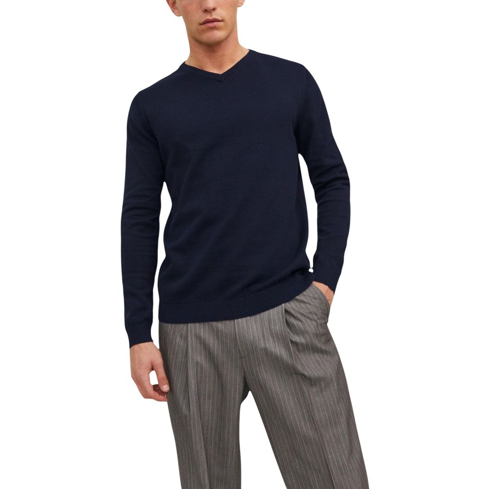 Jack Jones Blauer Baumwoll-Sweatshirt