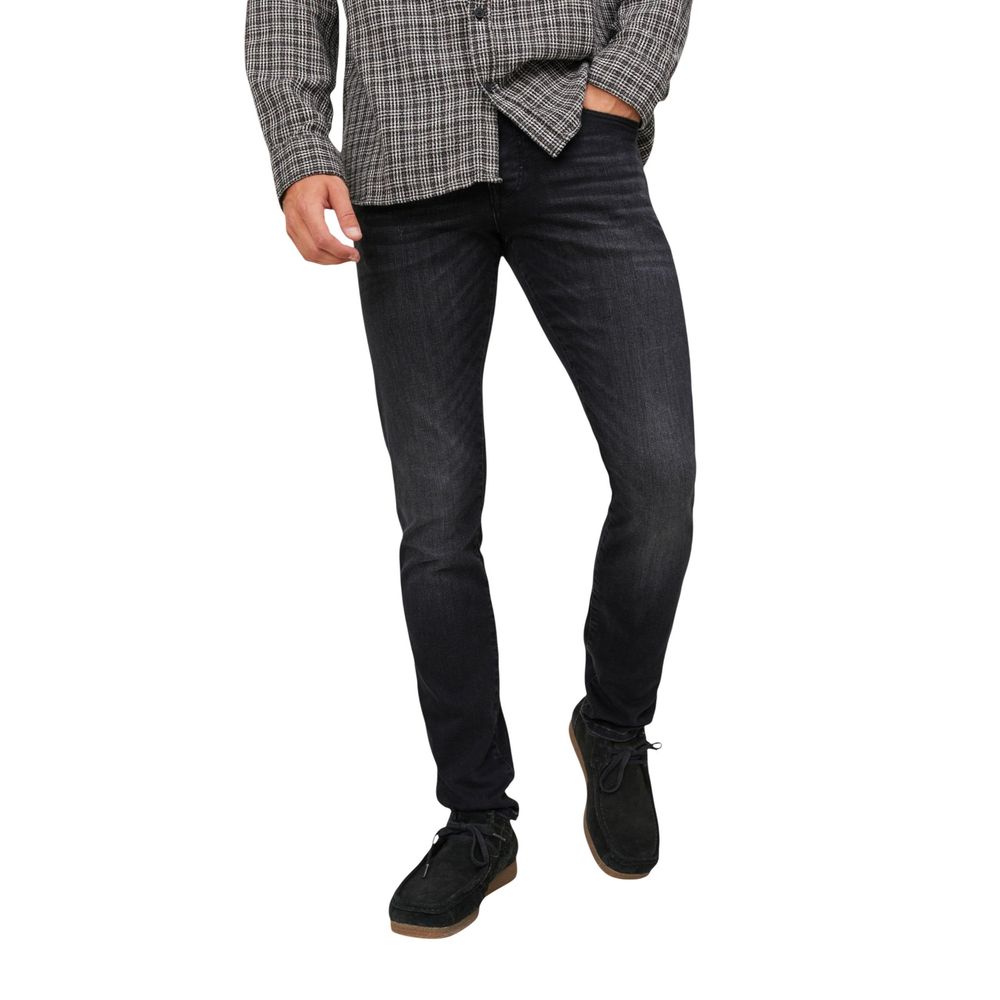 Jack Jones Schwarze Skinny Jeans aus Baumwolle