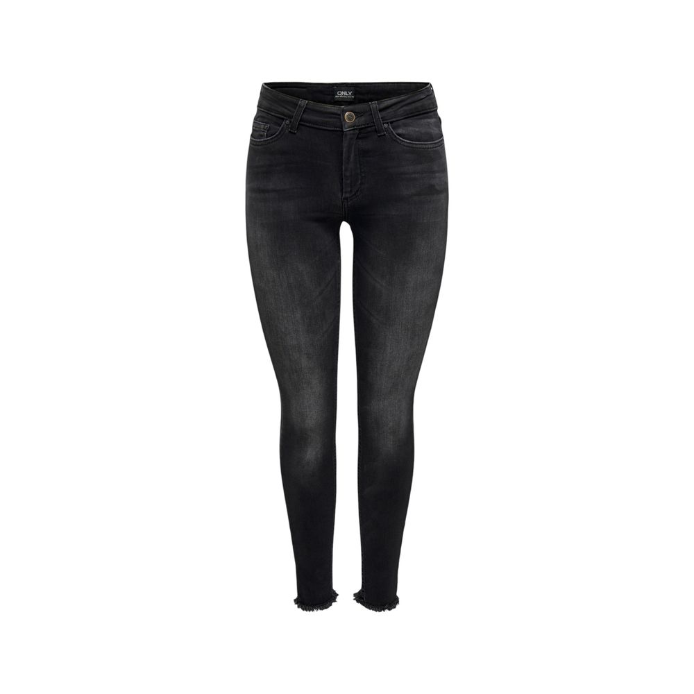 Only Schwarze Skinny Jeans aus Baumwolle