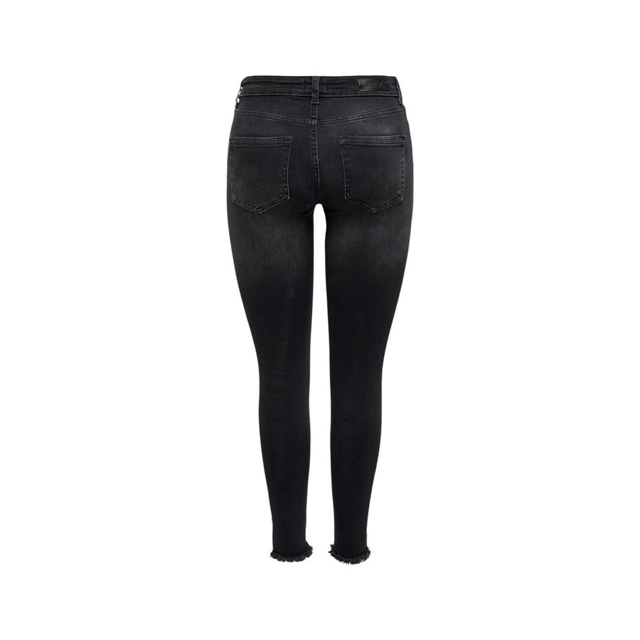 Only Schwarze Skinny Jeans aus Baumwolle