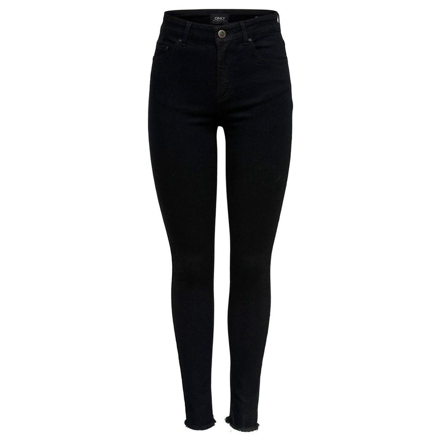 Only Schwarze Skinny Jeans aus Baumwolle