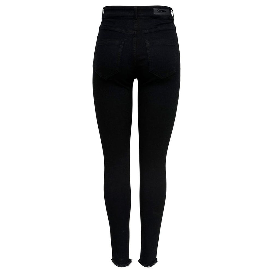 Only Schwarze Skinny Jeans aus Baumwolle