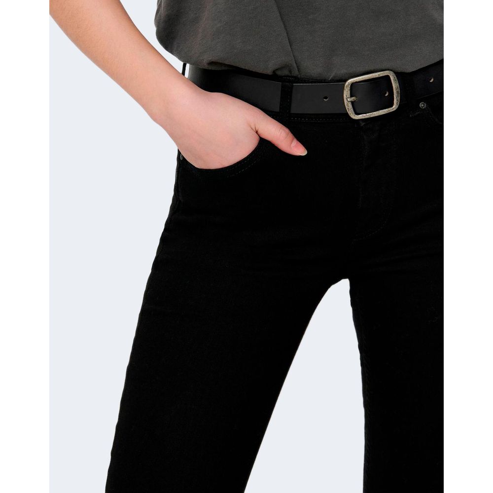 Only Schwarze Skinny Jeans aus Baumwolle