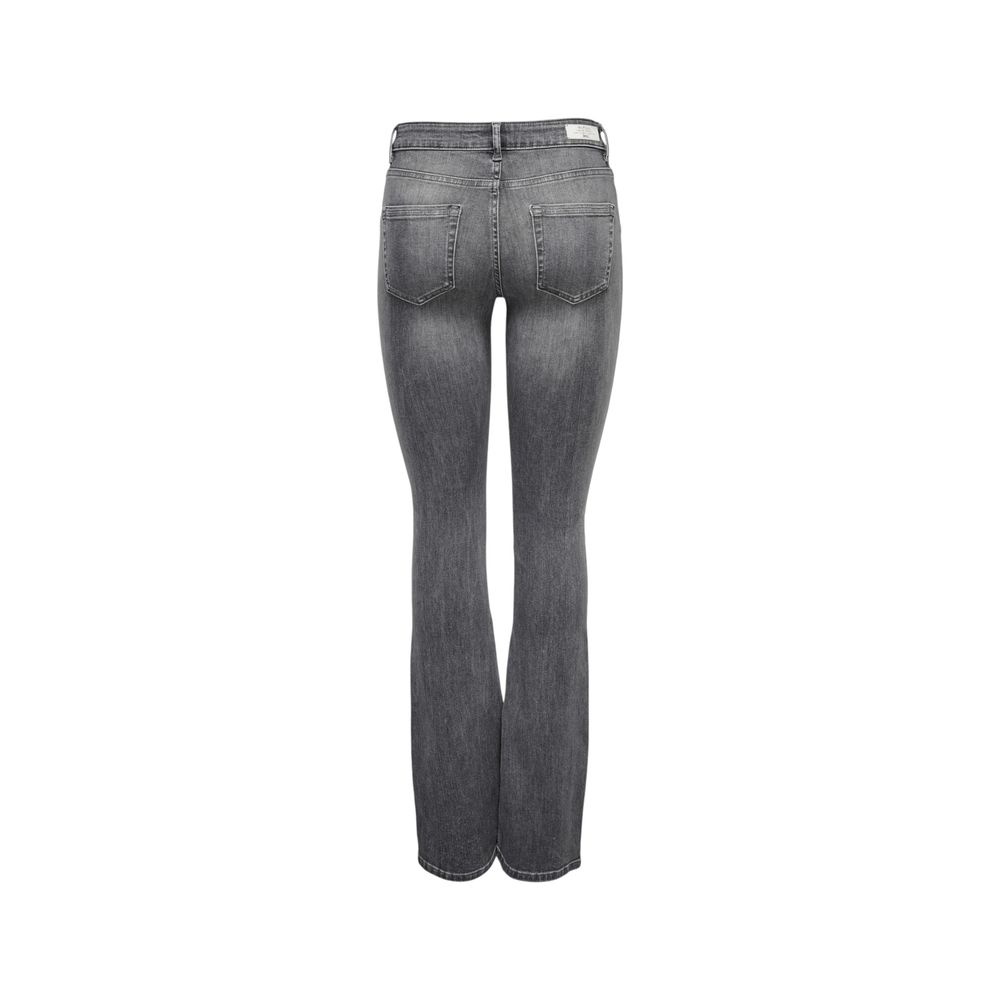 Only Graue Skinny Jeans aus Baumwolle