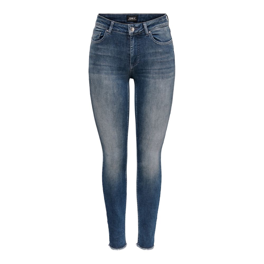 Only Blaue Baumwoll-Skinny-Jeans