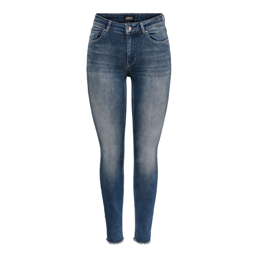 Only Blaue Baumwoll-Skinny-Jeans