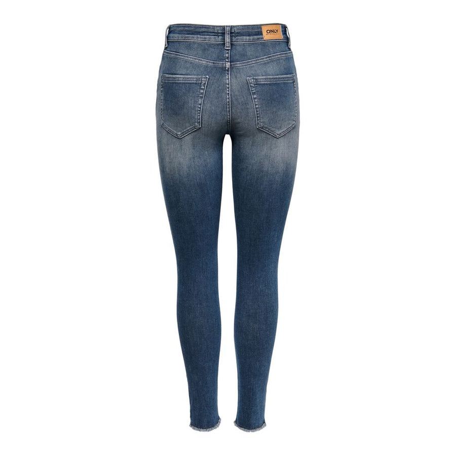 Only Blaue Baumwoll-Skinny-Jeans