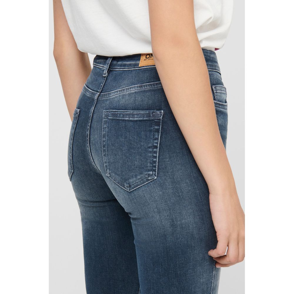 Only Blaue Baumwoll-Skinny-Jeans