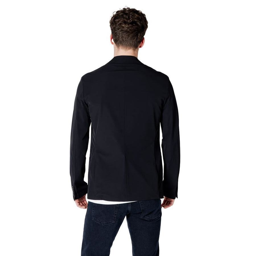 Armani Exchange Schwarzer Baumwollblazer