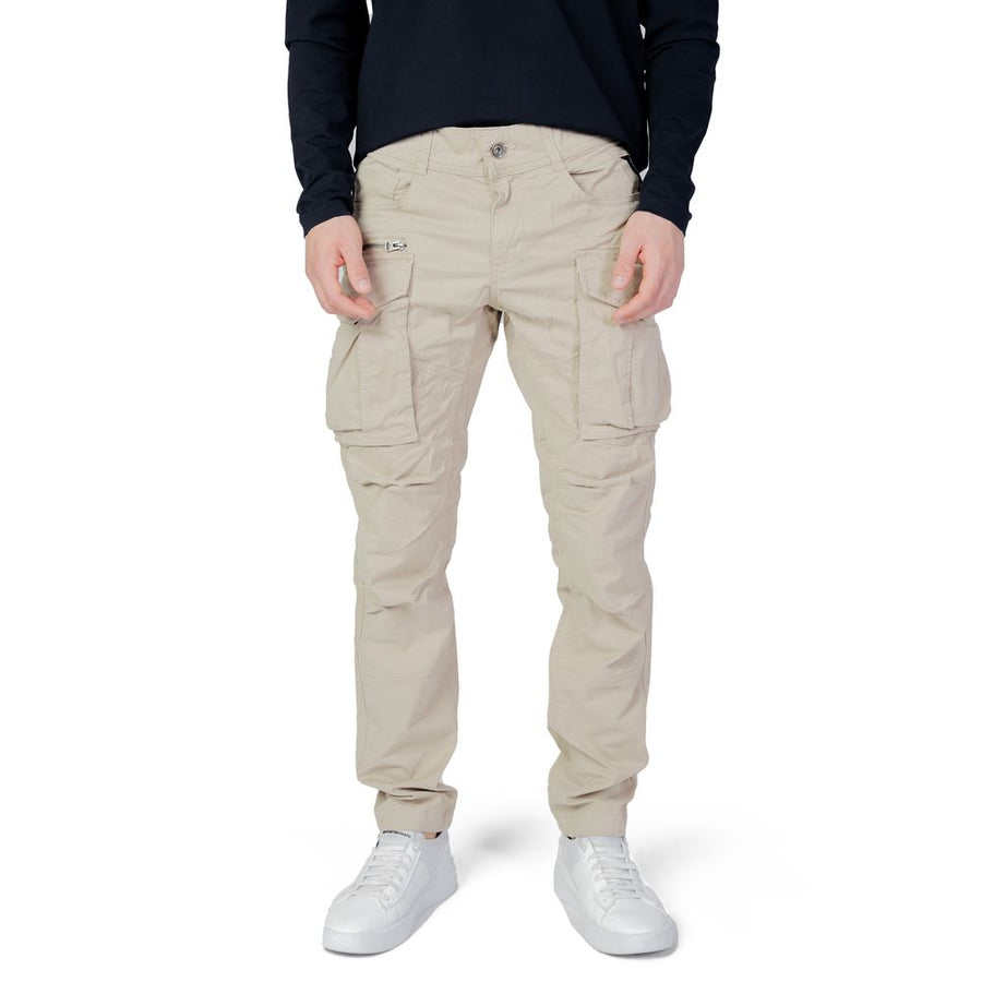 Replay Beige Baumwoll-Cargo-Hose