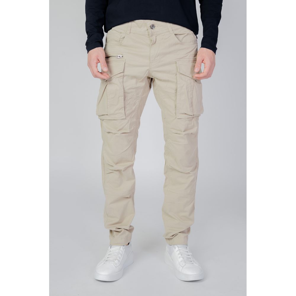 Replay Beige Baumwoll-Cargo-Hose