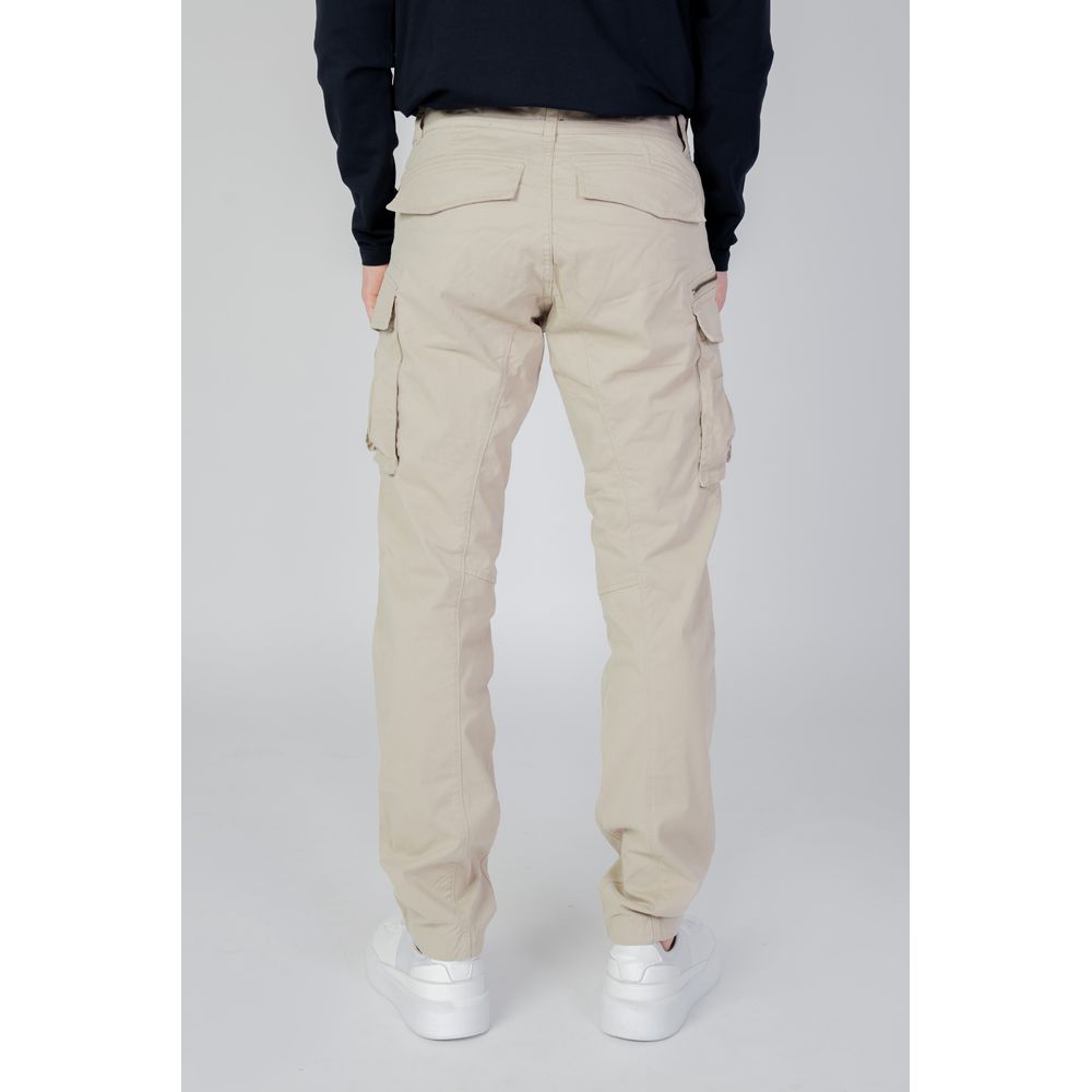 Replay Beige Baumwoll-Cargo-Hose