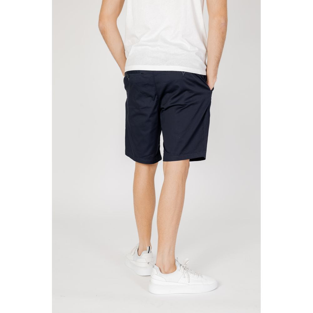 Armani Exchange Blaue Baumwoll-Bermudashorts