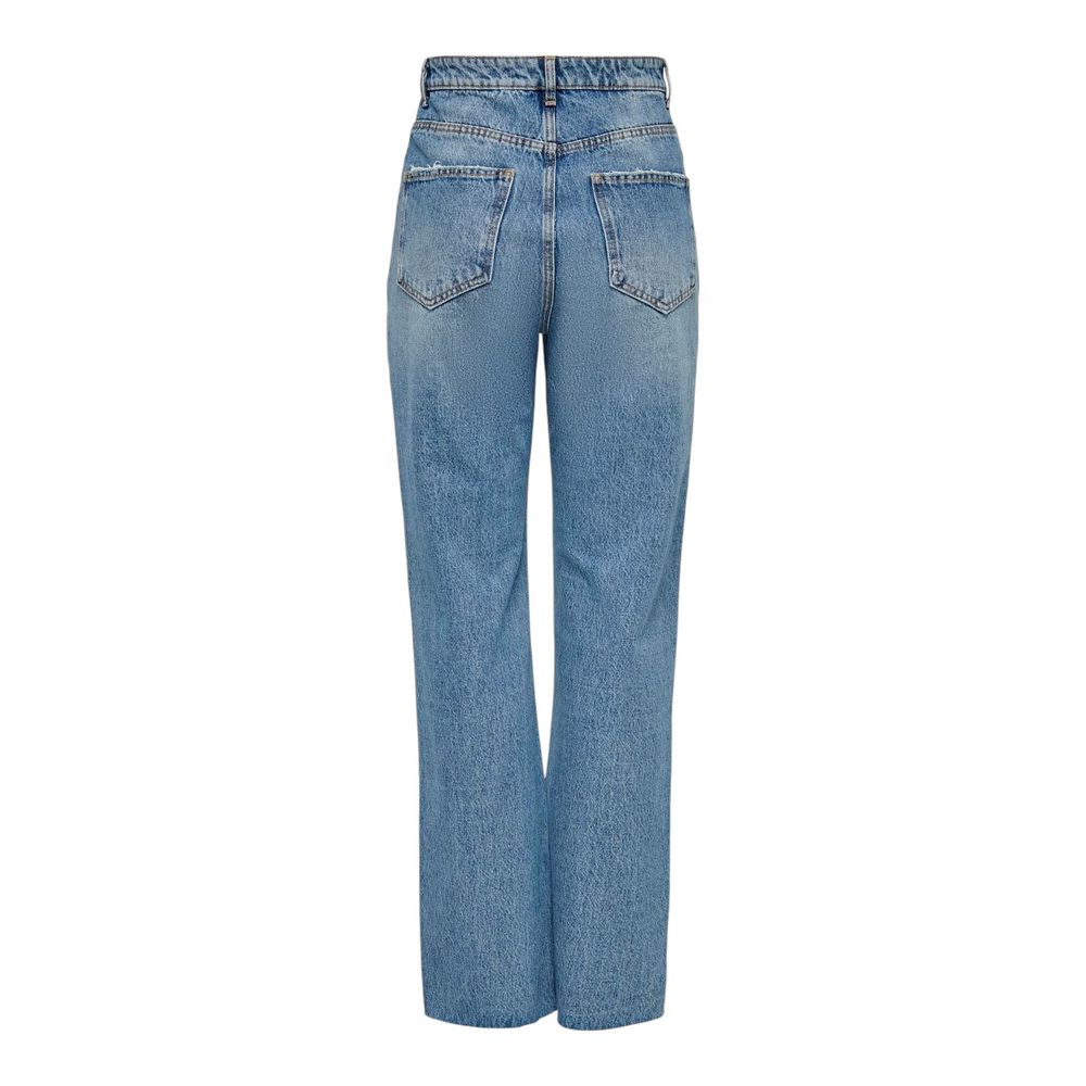 Only Light Blue Relaxed Fit Cotton Jeans
