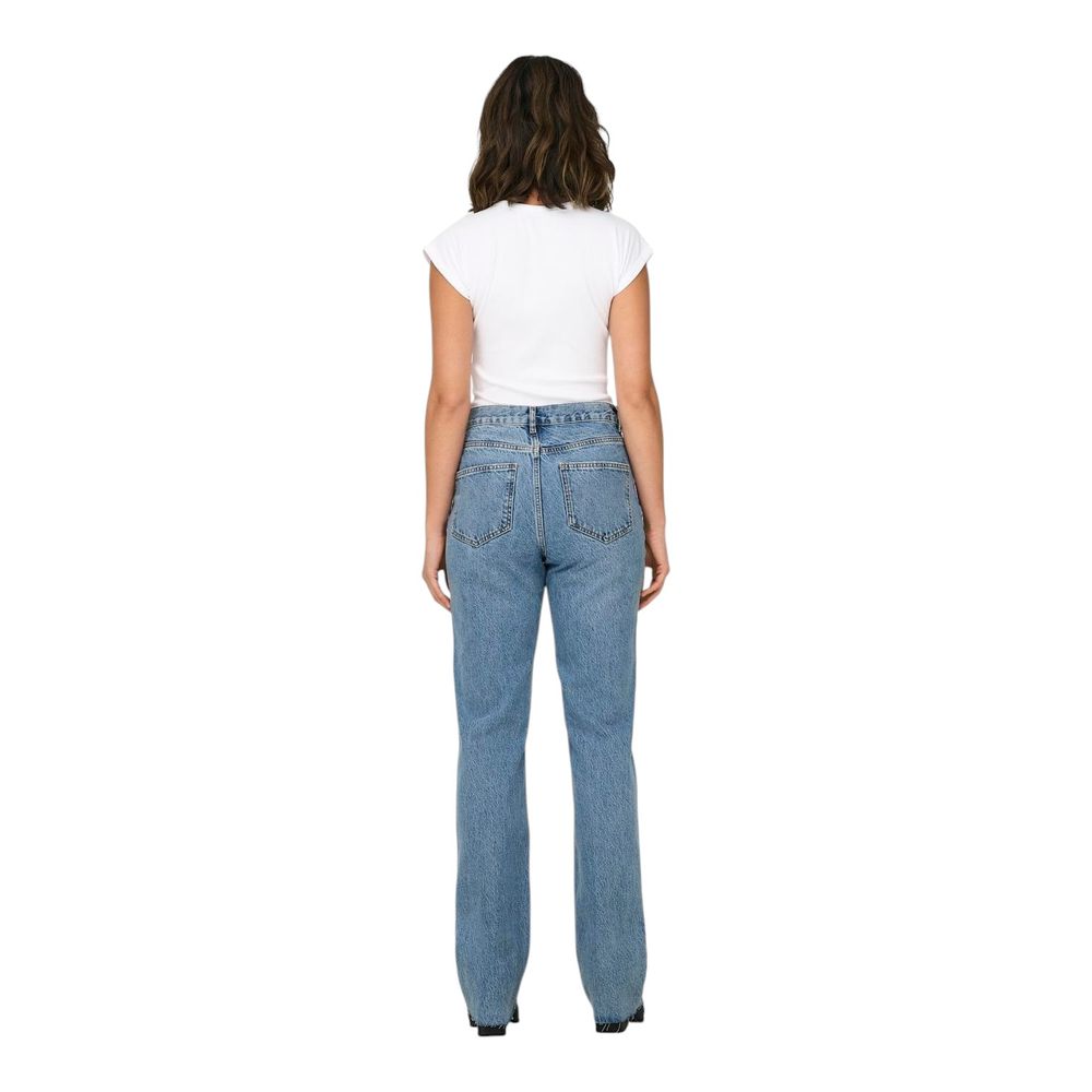 Only Light Blue Relaxed Fit Cotton Jeans