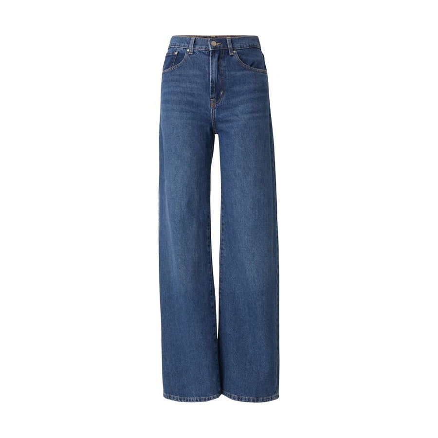 Only Blaue Baumwolljeans im Relaxed Fit
