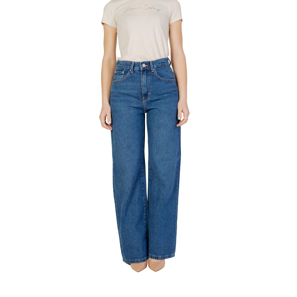 Only Blue Relaxed Fit Cotton Jeans
