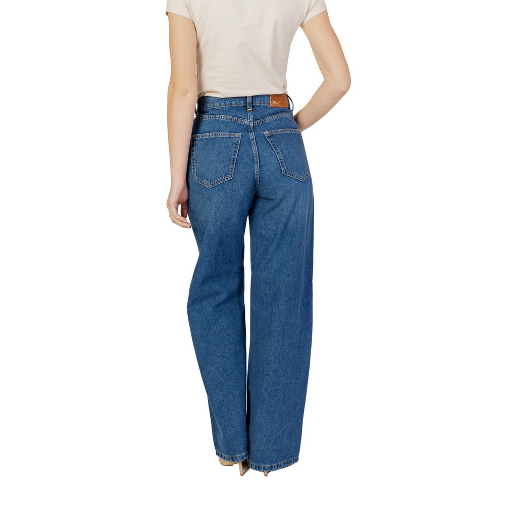 Only Blue Relaxed Fit Cotton Jeans