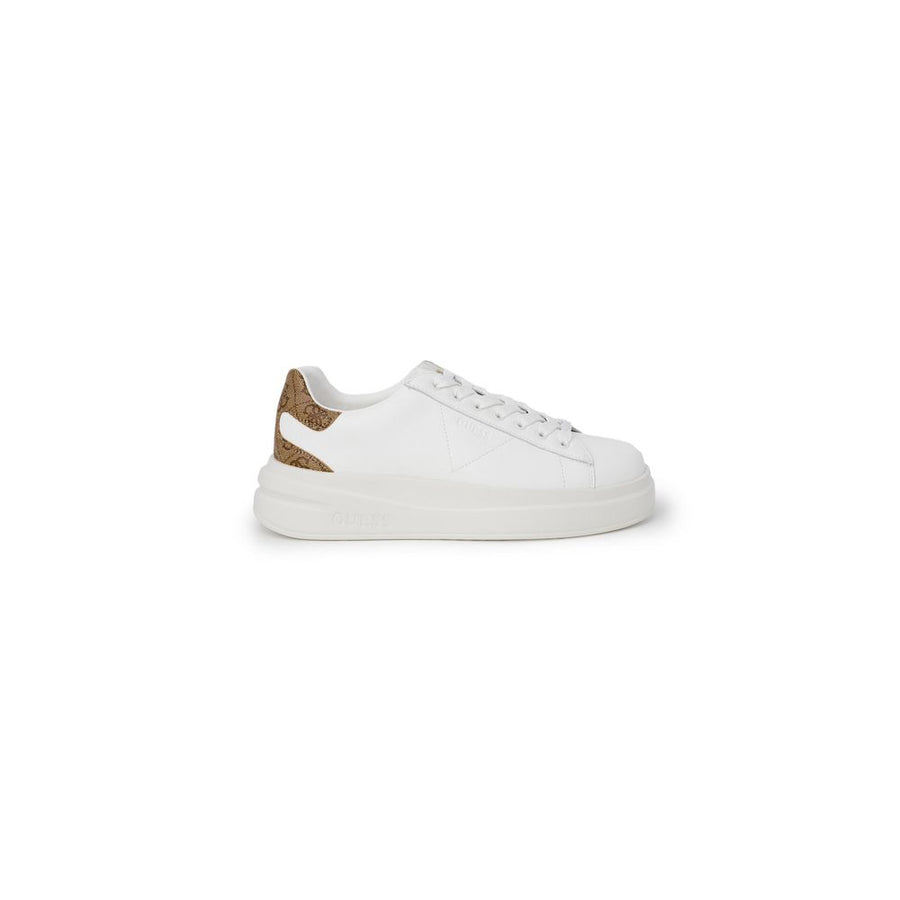 Guess Weiße Low-Top-Sneaker aus Polyethylen
