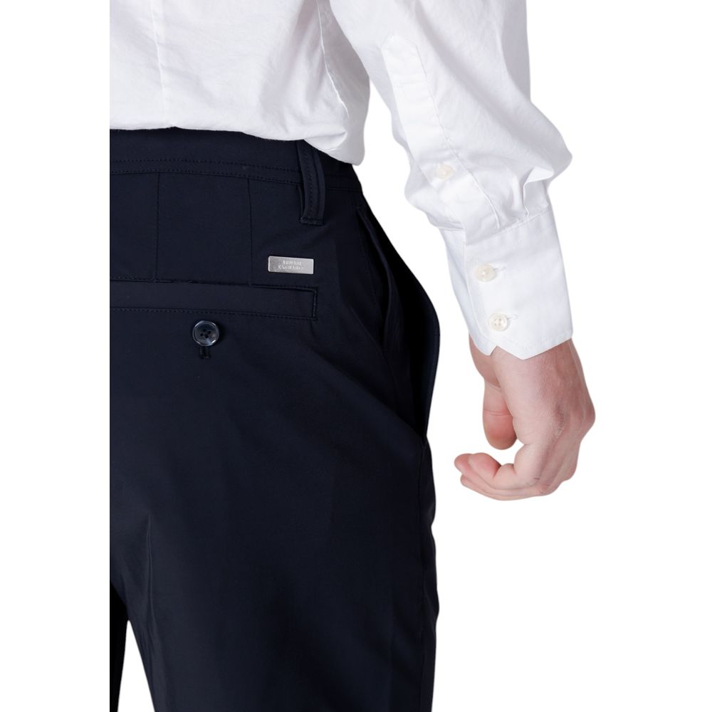 Armani Exchange Blaue Polyamid-Bermudashorts