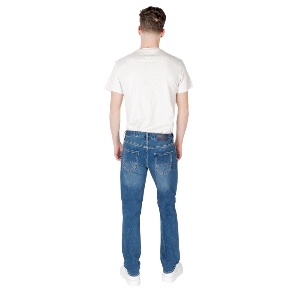 Armani Exchange Blaue Baumwoll-Skinny-Jeans