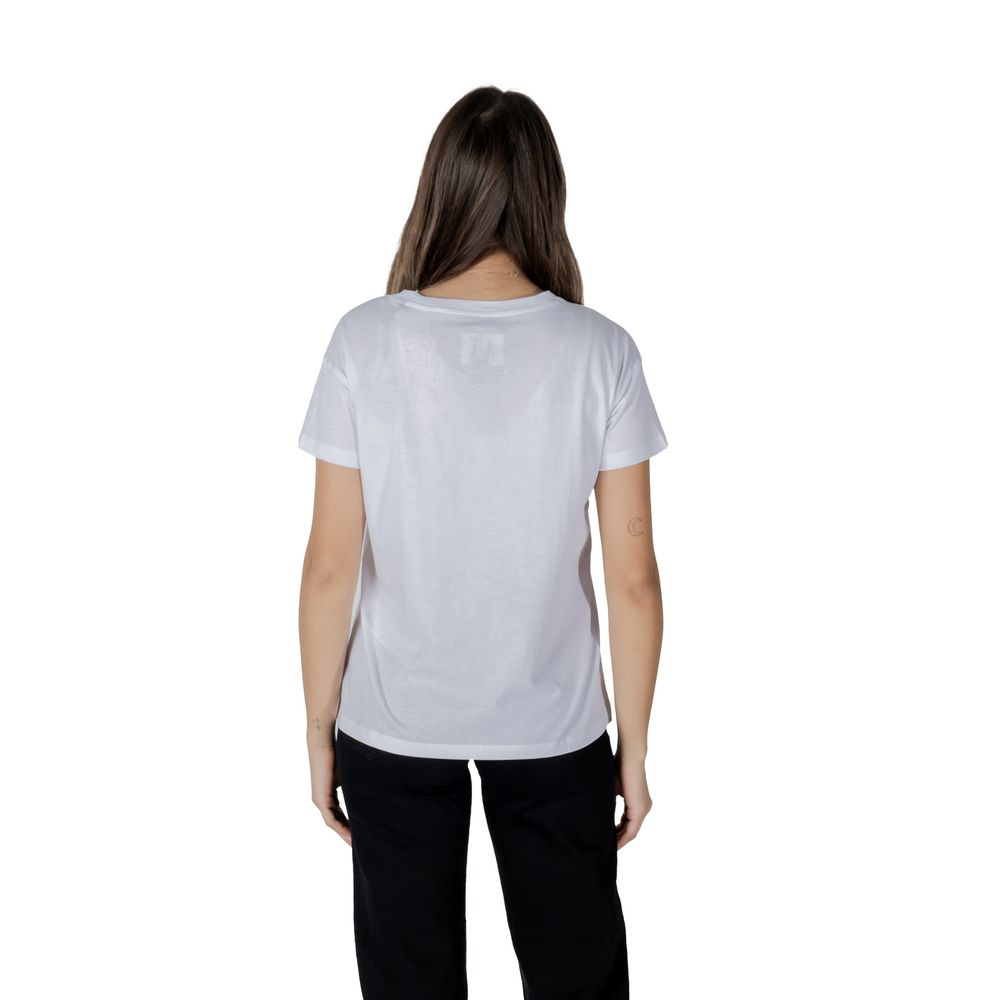Armani Exchange Weißes Baumwoll-T-Shirt