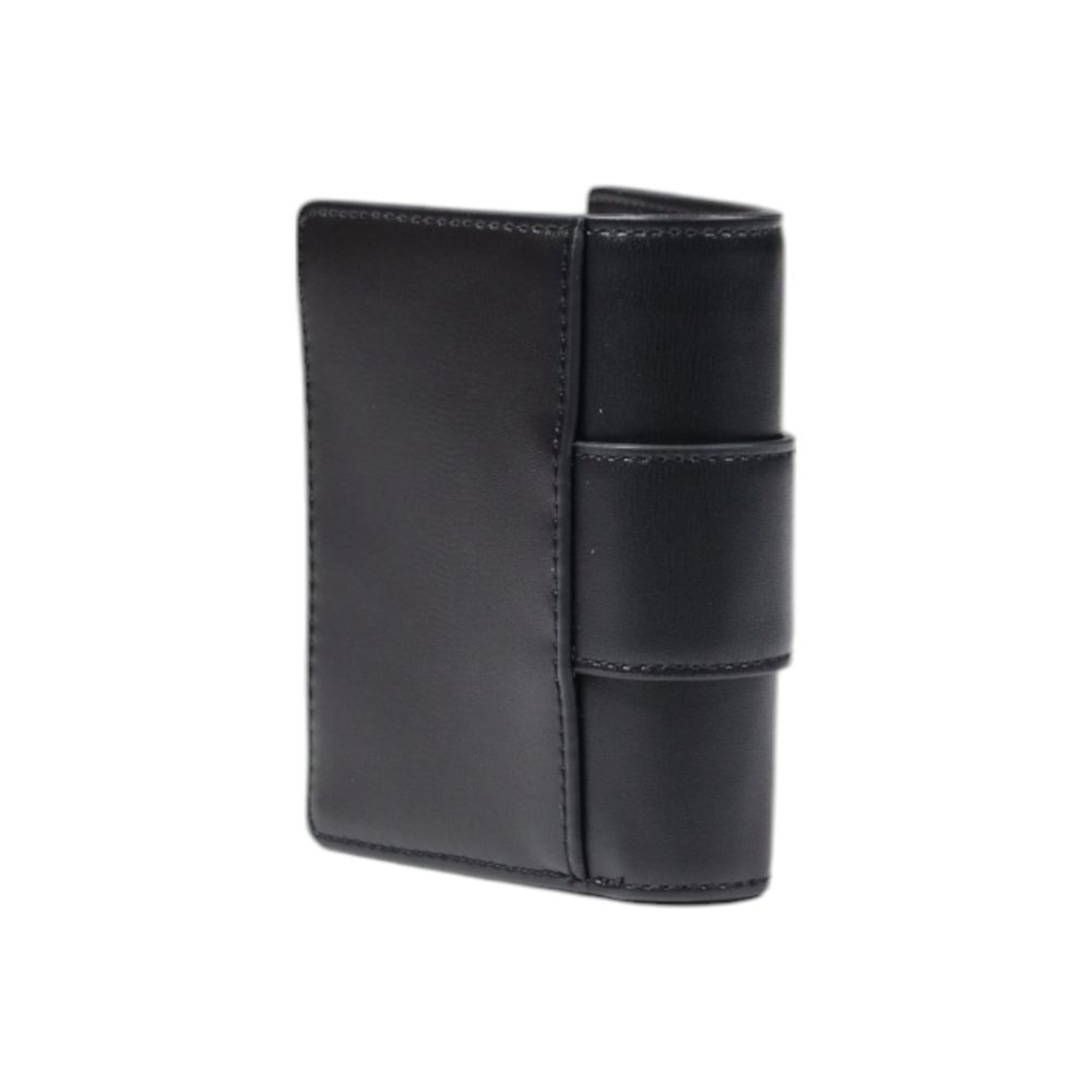 Armani Exchange Schwarzes Portemonnaie aus Polyester