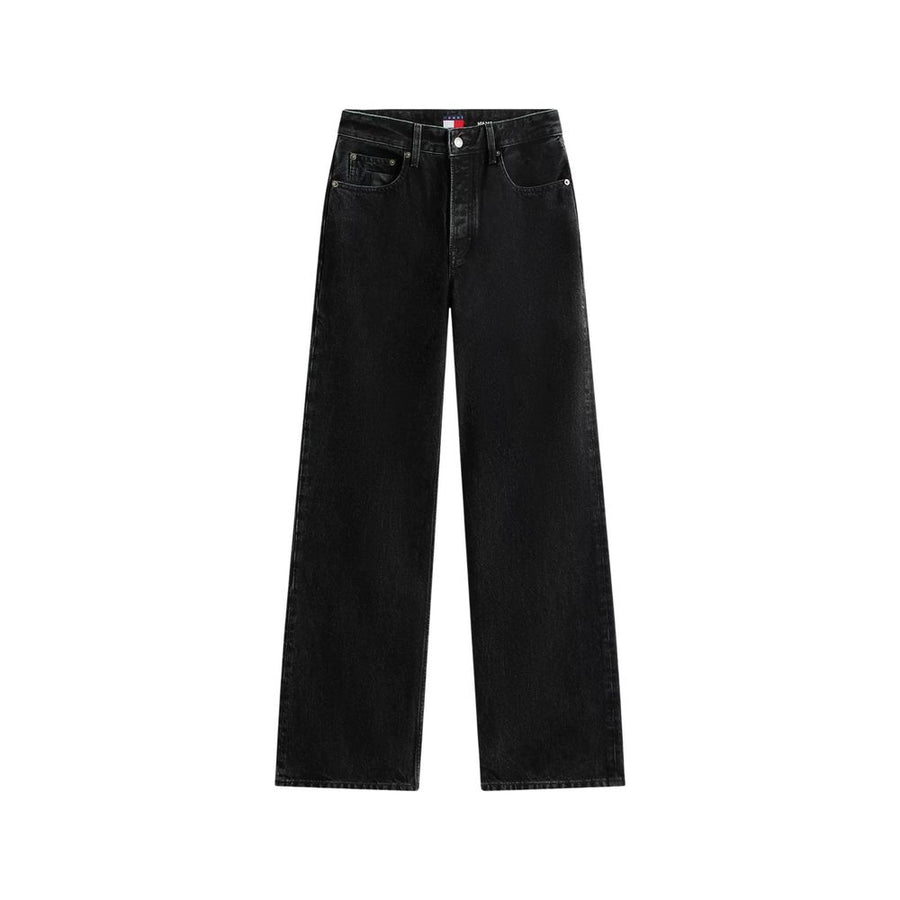 Tommy Hilfiger Jeans Schwarze Bootcut-Jeans aus recycelter Baumwolle
