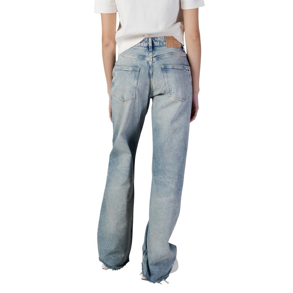 Tommy Hilfiger Jeans Hellblaue Bootcut Jeans aus recycelter Baumwolle