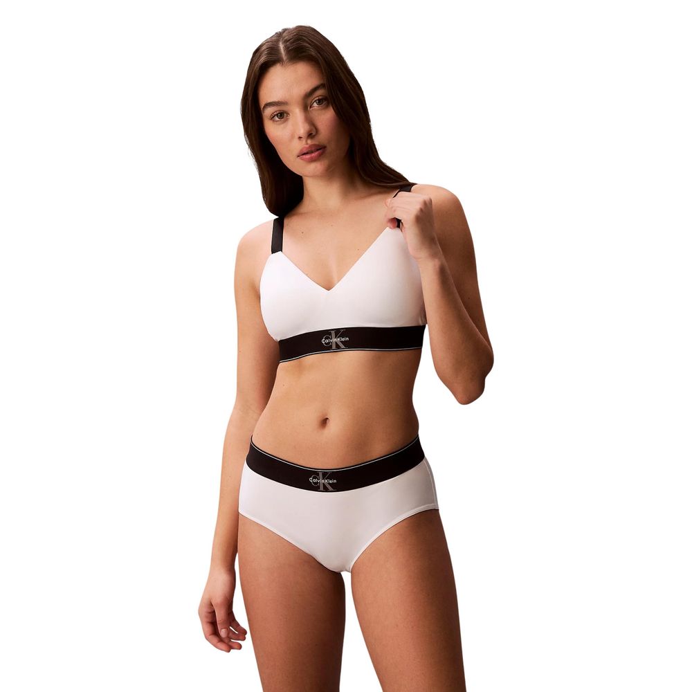 Calvin Klein Underwear Weißer BH aus recyceltem Polyester