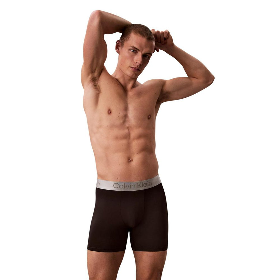 Calvin Klein Underwear Schwarze und weiße Boxershorts aus recyceltem Polyester
