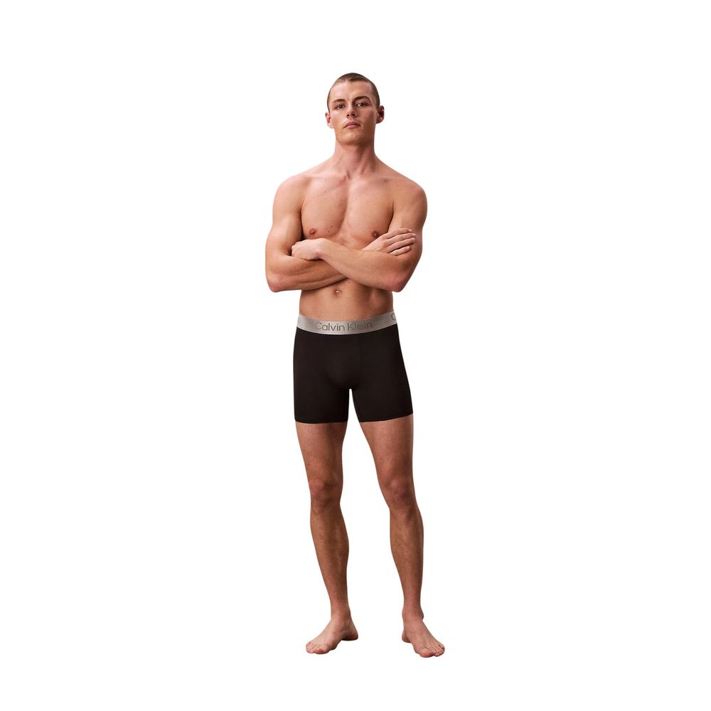 Calvin Klein Underwear Schwarze und weiße Boxershorts aus recyceltem Polyester