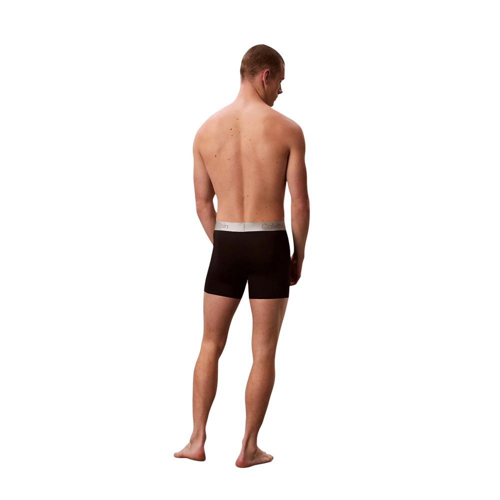 Calvin Klein Underwear Schwarze und weiße Boxershorts aus recyceltem Polyester