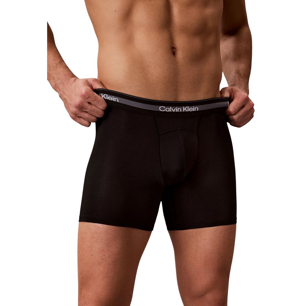 Calvin Klein Underwear Schwarze Boxershorts aus recyceltem Polyester