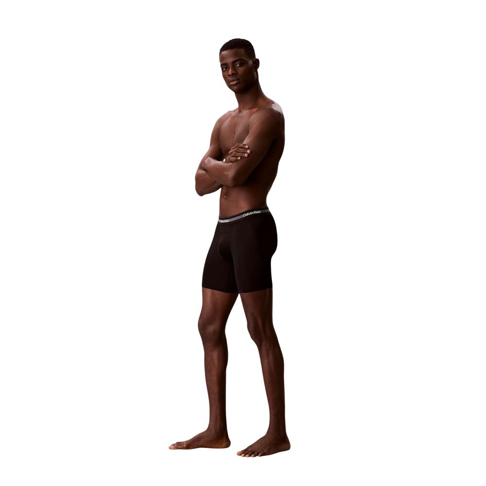 Calvin Klein Underwear Schwarze Boxershorts aus recyceltem Polyester