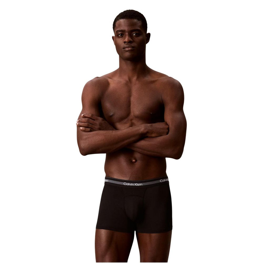 Calvin Klein Underwear Schwarze Boxershorts aus recyceltem Polyester