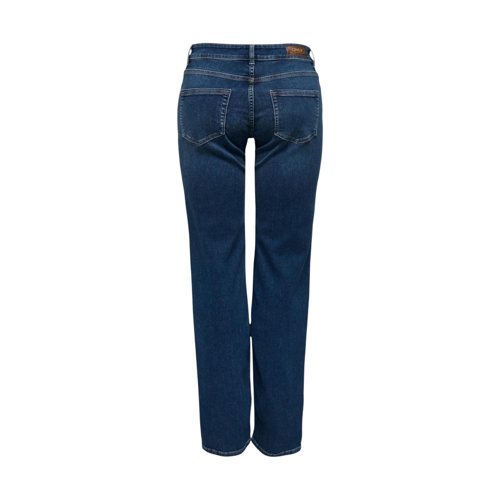 Only Blaue Bootcut-Jeans aus Baumwolle