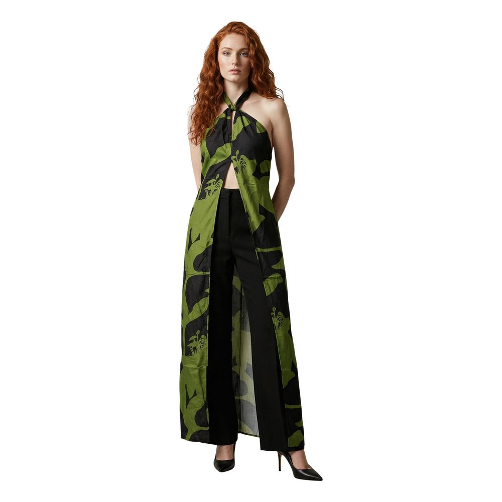 Replay Two-Tone Viscose Maxi Dress