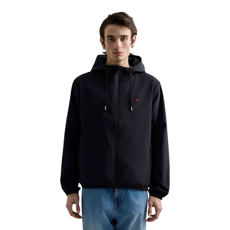 Replay Schwarze Shell-Jacke aus Polyester