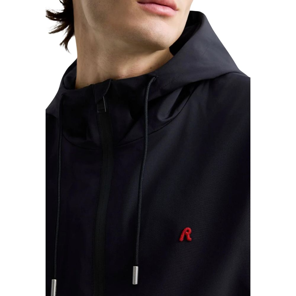 Replay Schwarze Shell-Jacke aus Polyester