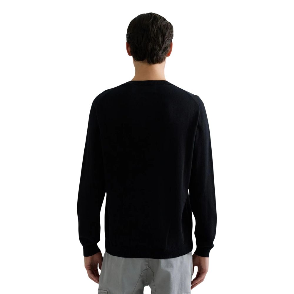 Replay Schwarzer Baumwoll-Sweatshirt