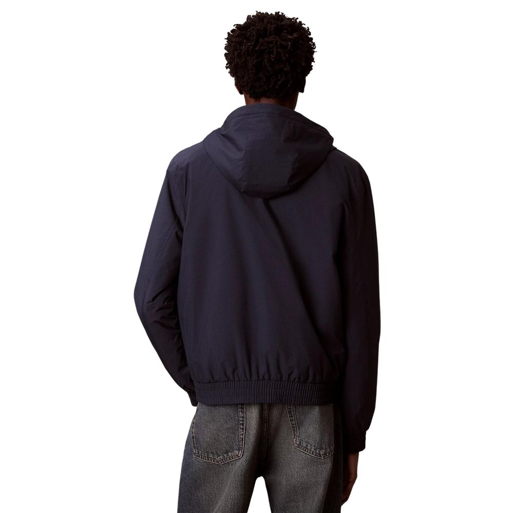 Calvin Klein Jeans Full-Length Blue Jacket in Recycled Polyester