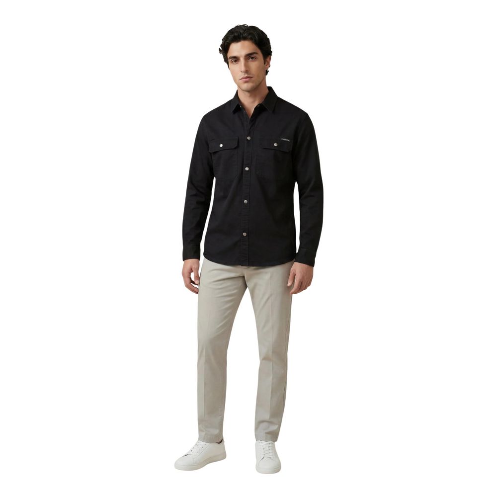 Calvin Klein Jeans Black Cotton Shirt