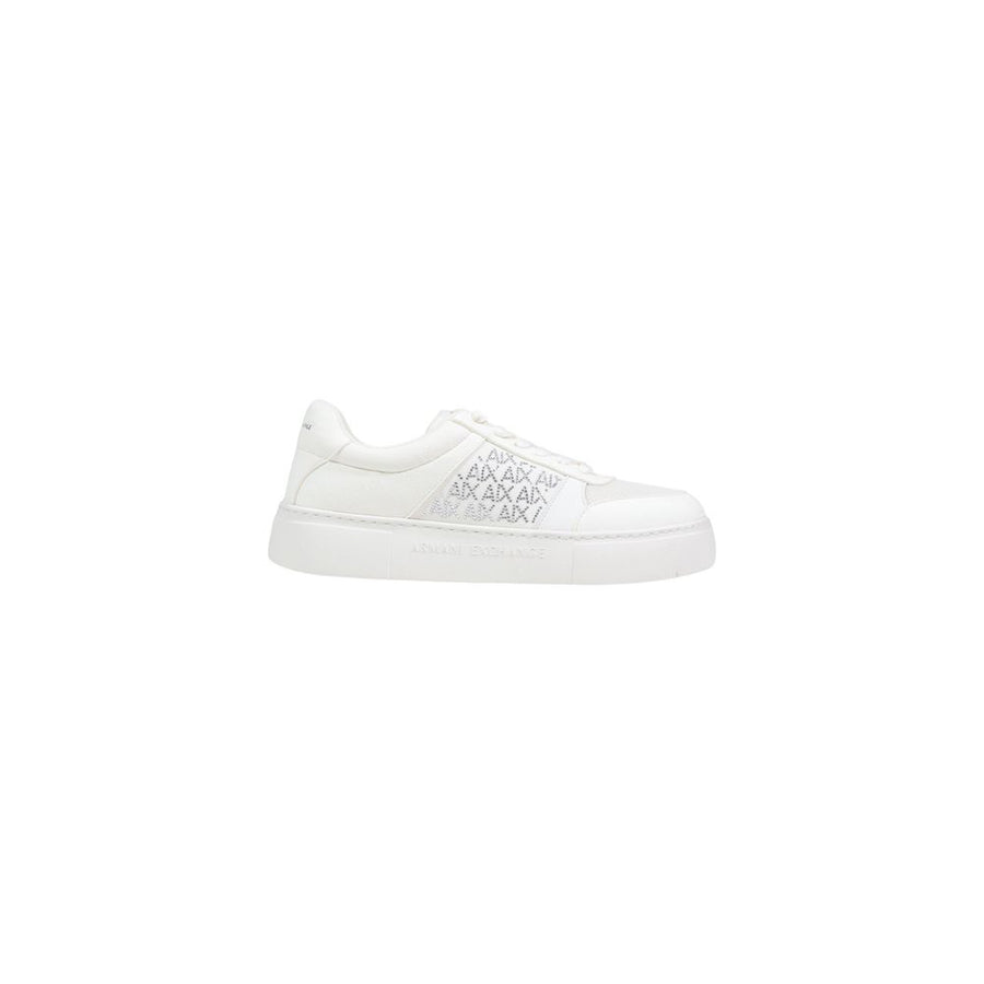 Armani Exchange Weiße Sneaker aus Polyamid