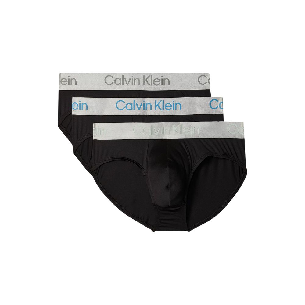 Calvin Klein Underwear Schwarze und weiße Slips aus recyceltem Polyester