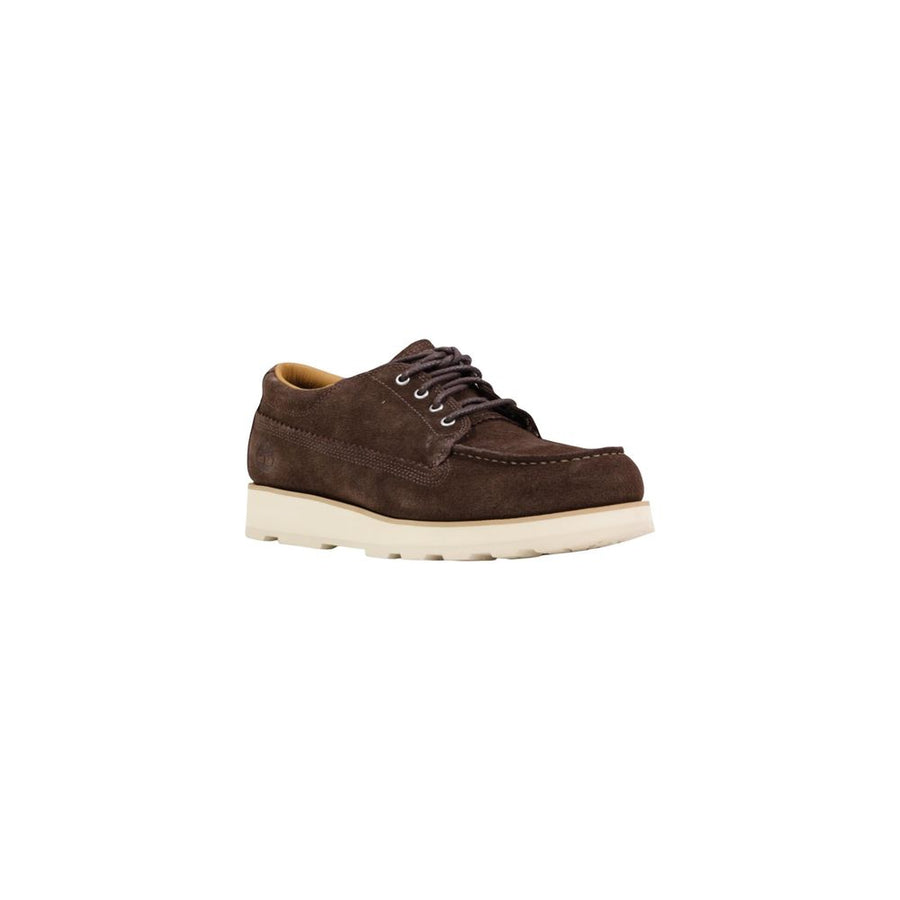Timberland Braune Oxford- und Derby-Schuhe aus Wildleder