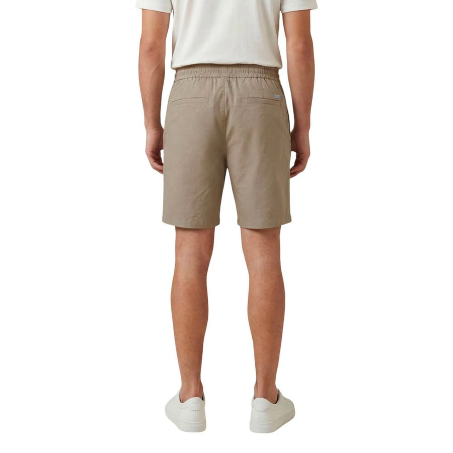 Armani Exchange Beige Baumwollshorts Knielang
