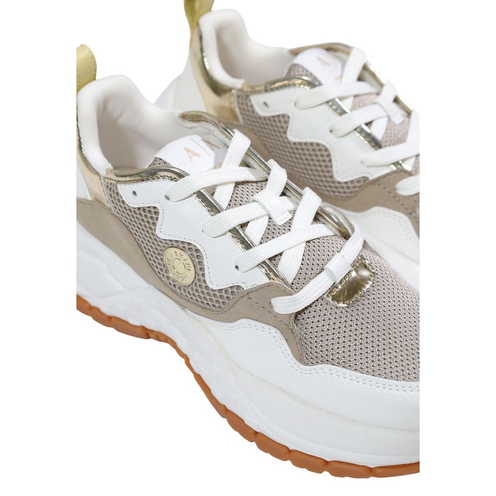 Armani Exchange Zweifarbige Sneaker aus Polyethylen im Athletic-Stil
