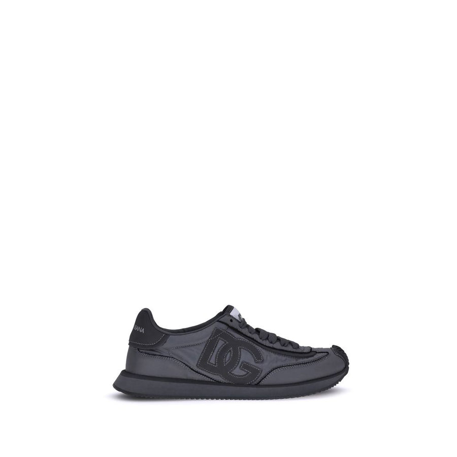 Dolce & Gabbana Black Fabric Sneakers